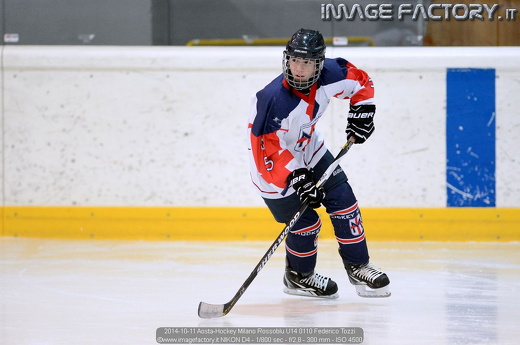 2014-10-11 Aosta-Hockey Milano Rossoblu U14 0110 Federico Tozzi